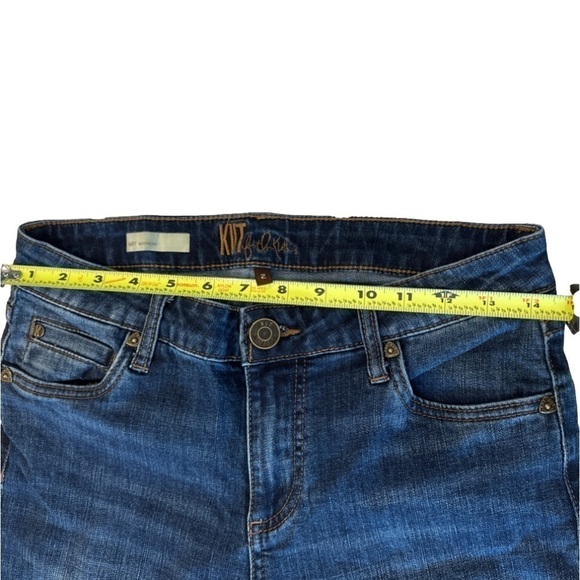KUT from the Kloth Katy Boyfriend Jeans Dark Blue Mid Rise women’s Sz 2 - Picture 5 of 11